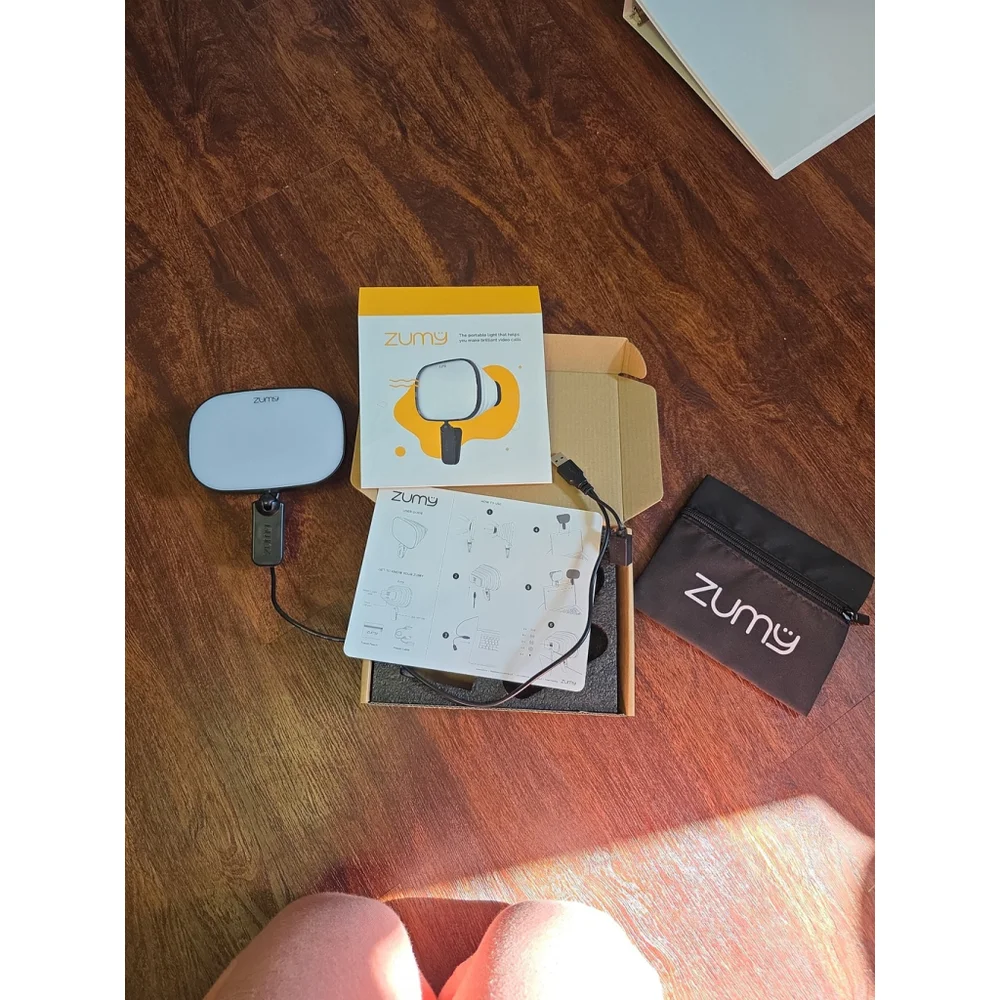 Zumy portable‎ light for laptop computer for video calls NEW
